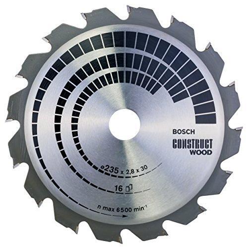 BOSCH 2608640636 - Disco de sierra circular Construct Wood 235x2.8x30/25D: 16FWF