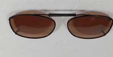 VTG Solar Shield Mirrored Polarized Clip On Sunglasses 54 Rec10 Xspan Frame