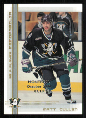 2000-01 BAP Memorabilia Montreal Olympic Stadium Show #357 Matt Cullen /10