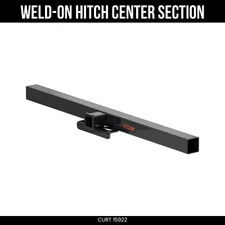 CURT Class 5 Weld-On Hitch 2-1/2 Receiver 16K lbs 62 Inch Wide Center Section