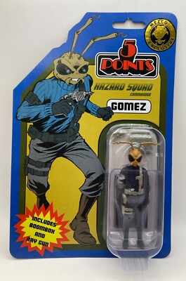 Mezco 5 Points GOMEZ HAZARD SQUAD COMMANDER 3.75  Action Figure