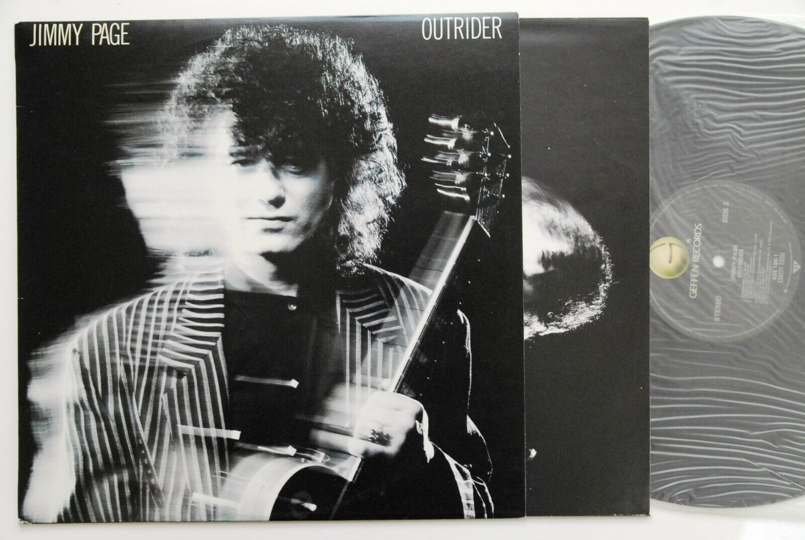 JIMMY PAGE OUTRIDER W/INNER 1988 RARE EXYUGO LP N/MINT LED ZEPPELIN
