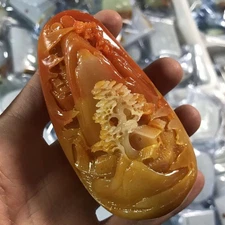 Huang Longyu Feng Shui Scenery Statue Welcome Pine Decoration