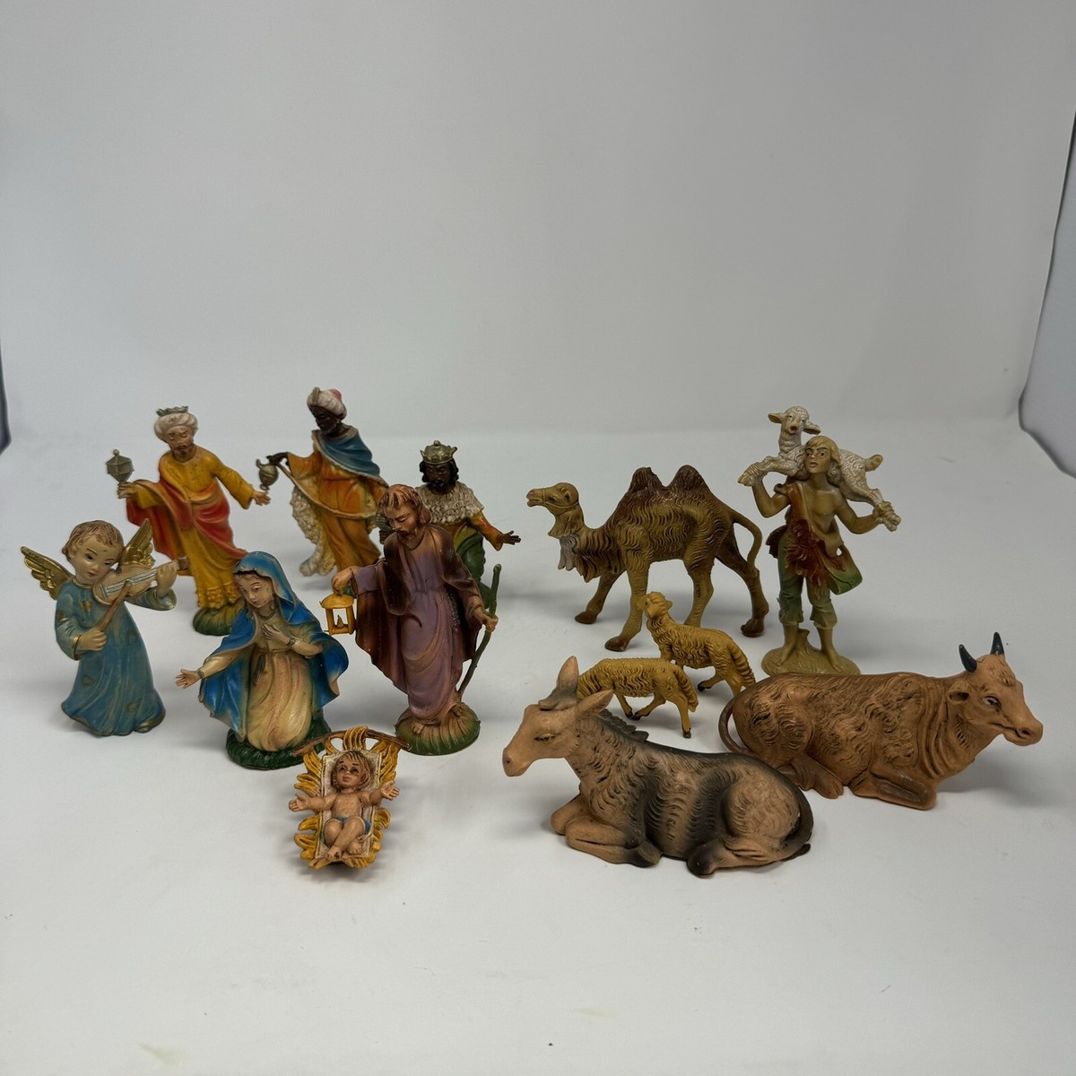 presepe プレゼピオ Vintage Presepio Italian Nativity 12 Pc Set Figurine Figure