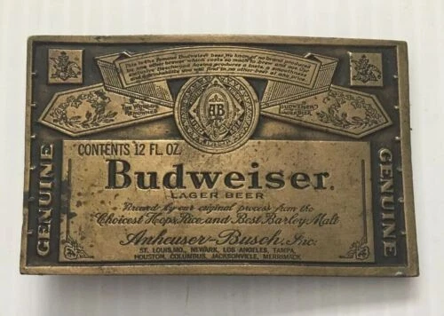 Accesorios Vintage original Budweiser Adulto Unisex
