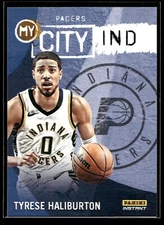 2023-24 Panini Instant Tyrese Haliburton MY CITY 1/543 SP Indiana Pacers #MY-2