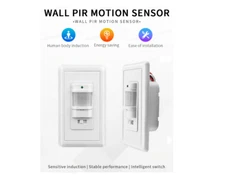 Auto On/Off Sensor Switch Motion Infrared PIR Occupancy Vacancy Wall Light Lamp