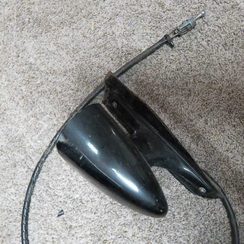 1969-1974 Ford Mustang remote sport racing black of outside mirror Mach Original