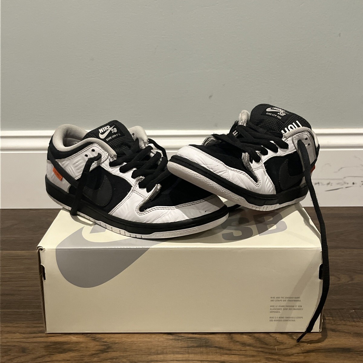 Size 8.5 - Nike SB Dunk Low x TightBooth White | eBay Size 8.5 - Nike SB Dunk Low x TightBooth White | eBay