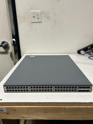 OPEN BOX Juniper QFX5100-48T-AFO Layer 3 Switch - 48 Ports 100M/1G/10G