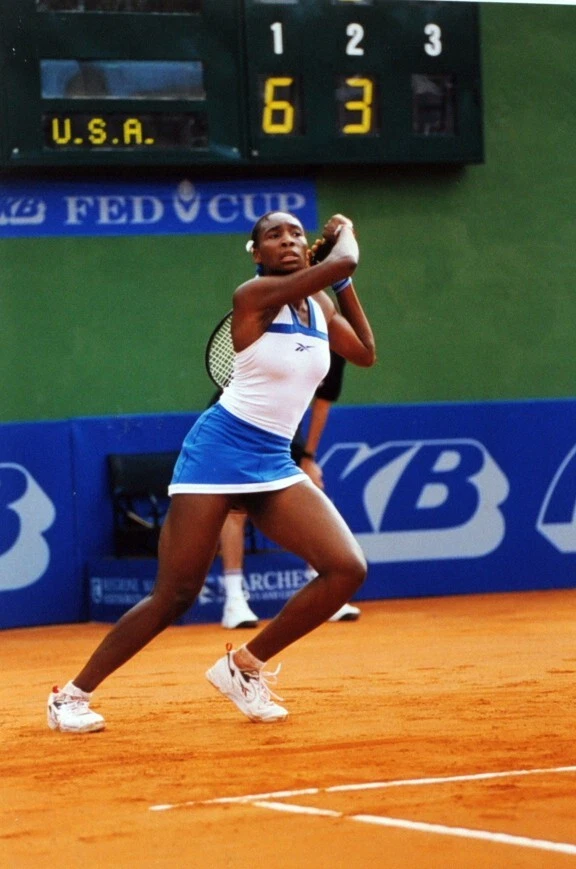 Altes Pressefoto Tennis Venus Williams IN Federation Cup 1999 eBay