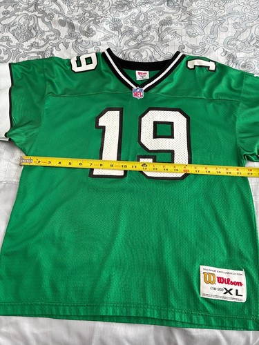 New York Jets Throwback KeyShawn Johnson Jersey Wilson Youth XL/Men Small 18-20 - Picture 2 of 11