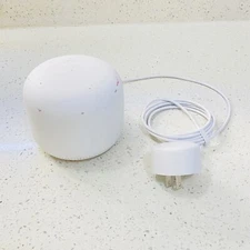 Google Nest WIFI AC1200 Add-on Point Range Extender Model H2E White w/Power