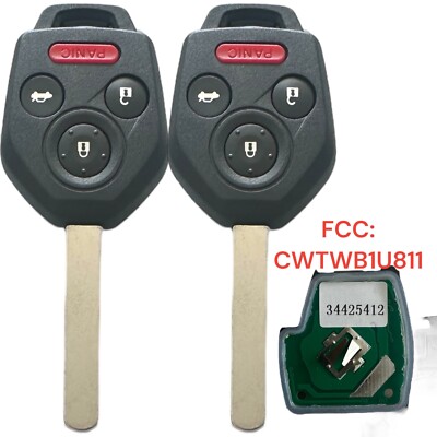 CWTWB1U811 2 for Subaru Outback Legacy 2011 12 2013 2014 Keyless Remote Key Fob