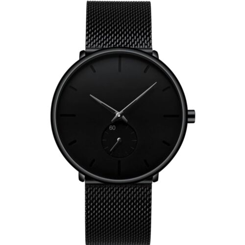 Stylish Unisex Minimalist Wrist Watch with Waterproof Stainless Steel Design