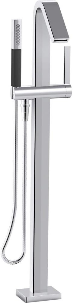 Напольный наполнитель для ванны KOHLER K-T97330-4-CP Loure с ручным душем