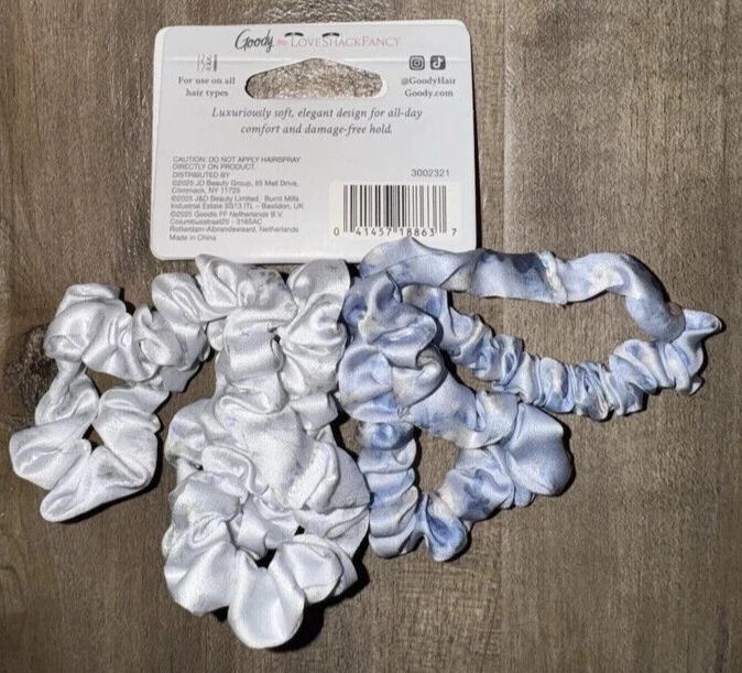 Goody X LoveShackFancy - Everblooming Rosettes - Skinny Scrunchies 5ct ❤ - Image 3 of 3