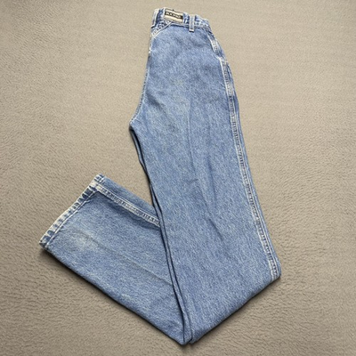 #ad #ad VTG Rockies Jeans Womens 26 Blue High Rise Wide Leg Relaxed Light Wash Denim 90s $24.99