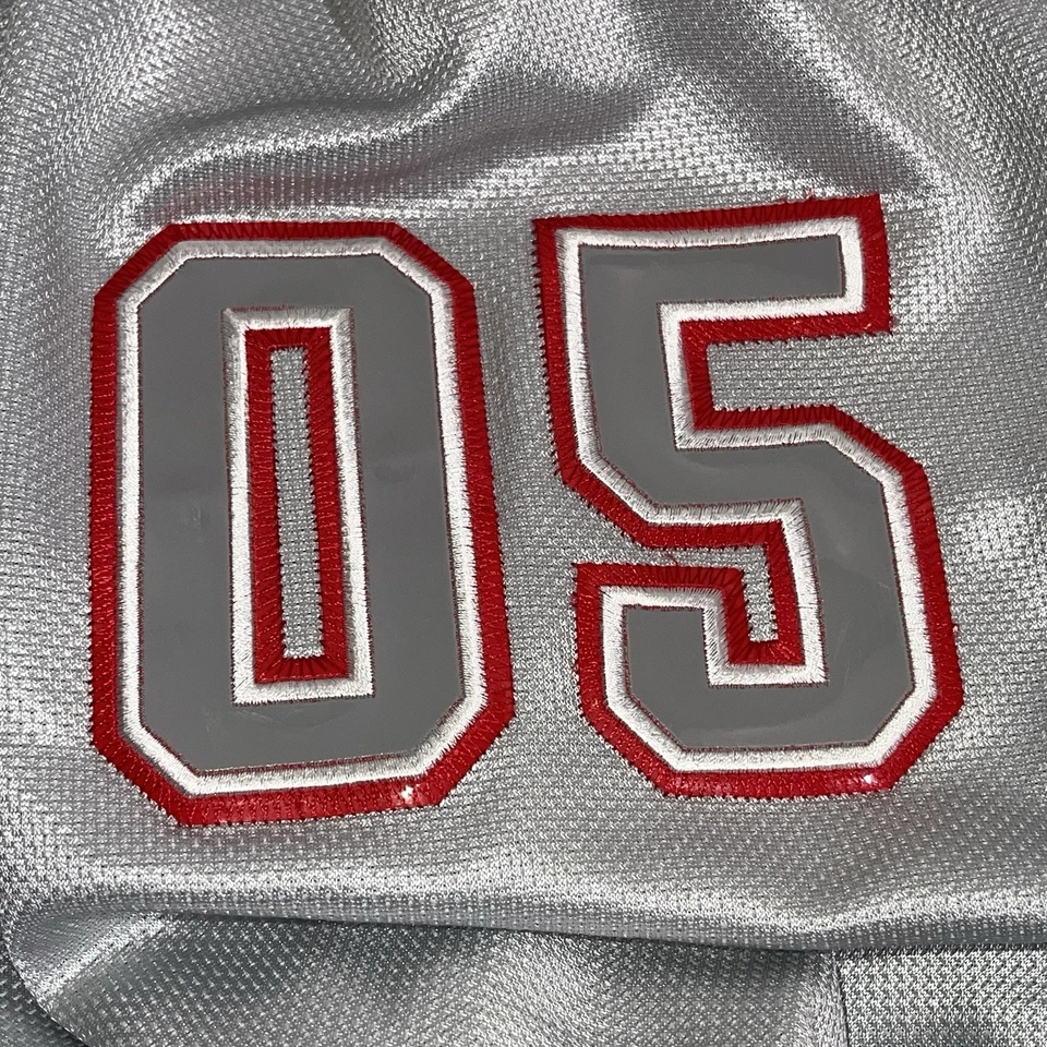 Vintage 90s Y2K Silver Men’s Xxl Fubu Cincinnati Reds Baseball Hooded Sweatshirt - Image 4 of 4