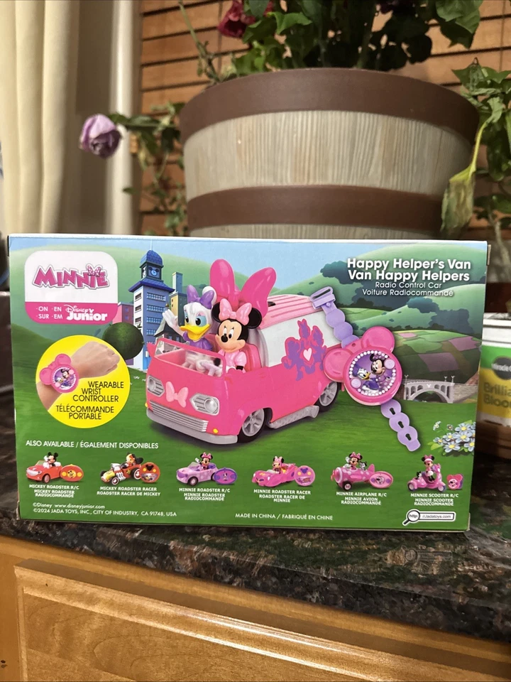 Disney младший мини мышь розовый родстер RC автомобиля игрушка #97161 Jada новый в упаковке! - Изображение 2 из 3