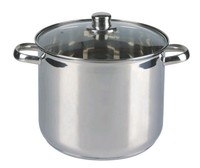 Westerholt 1955 Edelstahl Universal Kochtopf Topf 20Ltr. Glasdeckel