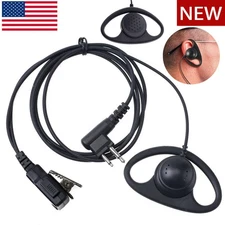 New Earpiece with PTT Mic Headset for Motorola RDV5100 RDV2020 RDV2080D RDM2070d