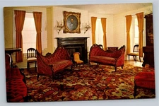 Vintage Hopewell Village Big House Parlor Postcard by Walter H. Miller