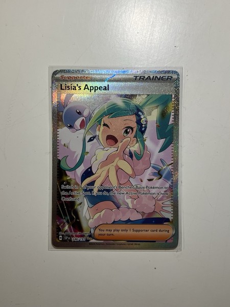 Carta Pokémon Lisia's Appeal Full Art