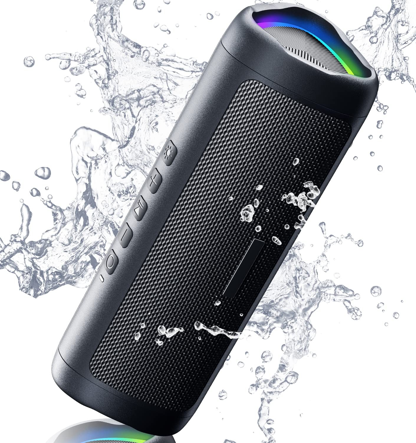 Portable Bluetooth Speaker with HD Sound IPX5 Waterproof 20-Hour Playtime-image