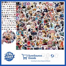 200Pcs Vinyl Stickers Mixed Pack for Kids Waterproof Cartoon Characters Decor