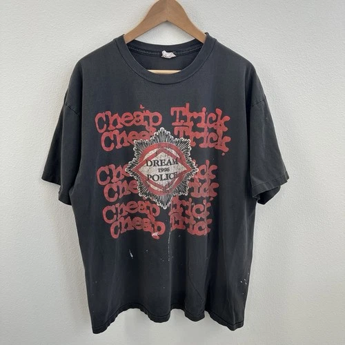 Cheap Trick Heavy Metal Original Vintage Rock T-shirt Vintage vintage concert t-shirt, vintage, single stitch, B+ condition