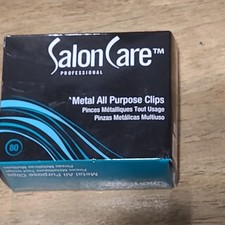New Salon Care Metal All Purpose Clips 80 Pack