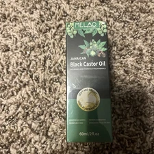 Melao Jamaican black castor oil for hair, nails, and skin, 2 Oz