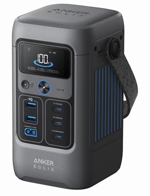 Anker SOLIX C200 DC Power Bank Station 192Wh Portable Power Station LiFePO4 NEW
