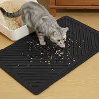 Silikon Katzenklo Matte Wasserdicht Rutschfest FüR Streukontrolle 60X38Cm