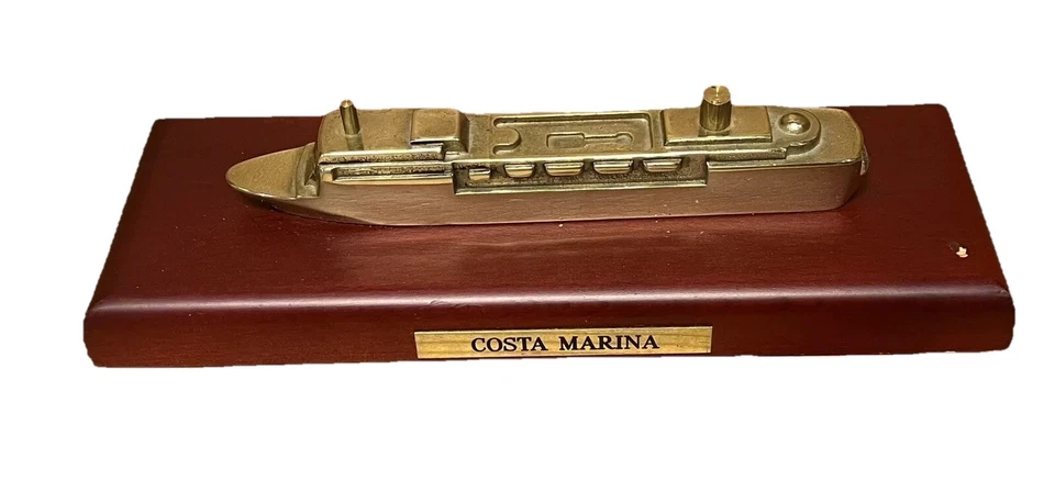 COSTA MARINA - MEGA Kreuzfahrtschiff - Schiffsmodell - Modell - RARITÄT - GOLD