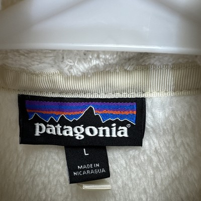 ティア Patagonia Re Tool Snap T Pullover Womens Large White Fleece Jacket