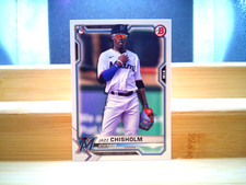 2021 Jazz Chisholm- Rookie Card- Bowman #71  Miami Marlins