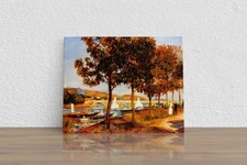 Pierre-Auguste Renoir "Bridge at Argenteuil in" Canvas Print Wall Art Home Decor