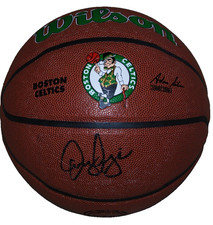 DANNY AINGE signed (BOSTON CELTICS) Wilson NBA logo basketball JSA CR86290