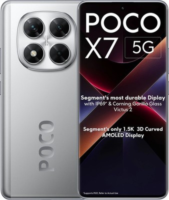 POCO X7 5G Silver (128 GB 8GB ) 6.67