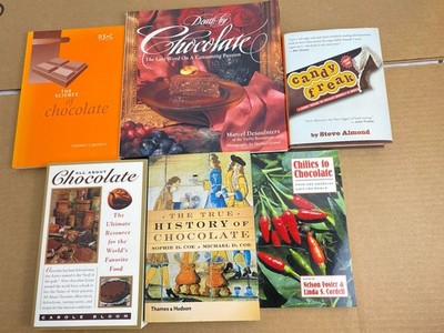 CHOCOLATE Books Lot Of 6 Mixed Books about Chocolate