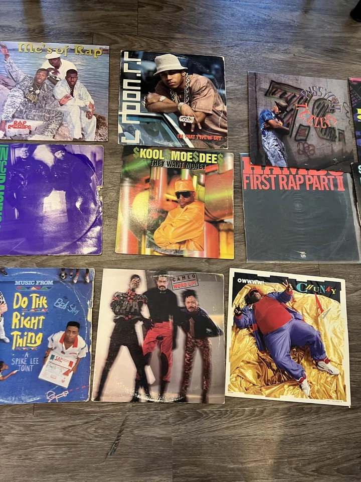 51 Hip Hop Rap Vinyl Lot Run DMC Cypress Hill De La Soul LL Cool J KRS-One - Image 3 of 4