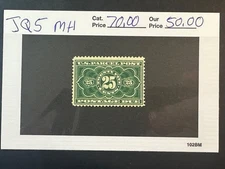 US Scott # JQ 5  MH Parcel Post   2026 Scott Catalogue Value $ 70.00