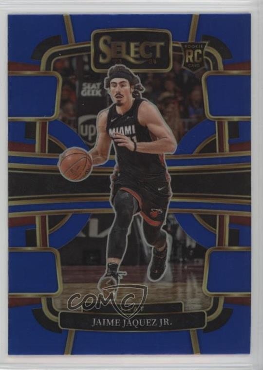 2023-24 Panini Select Concourse Blue Prizm Jaime Jaquez Jr #100 1q0b