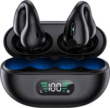 Wireless On-Ear Clip Headphones