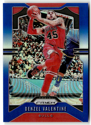 2019-20 Panini Prizm NBA No. 66 Denzel Valentine Blue Prizm 182/199