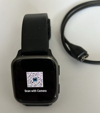 Garmin Venu 2 sq Music, Black, Black Silicone Band, VGC. 