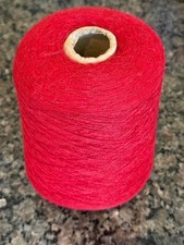 VERY SOFT Red Cone 100 Peruvian BABY Alpaca Yarn 1 lb 1 oz