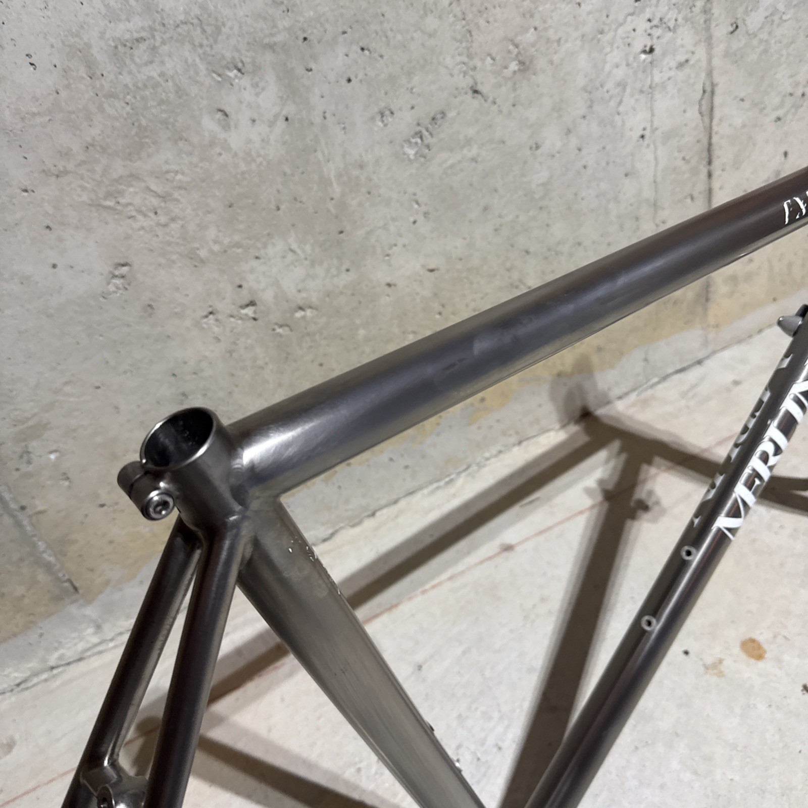 56cm Merlin Extralight Titanium Road Frame & Ritchey Carbon Fork